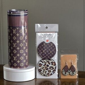 Brown Tumbler Set